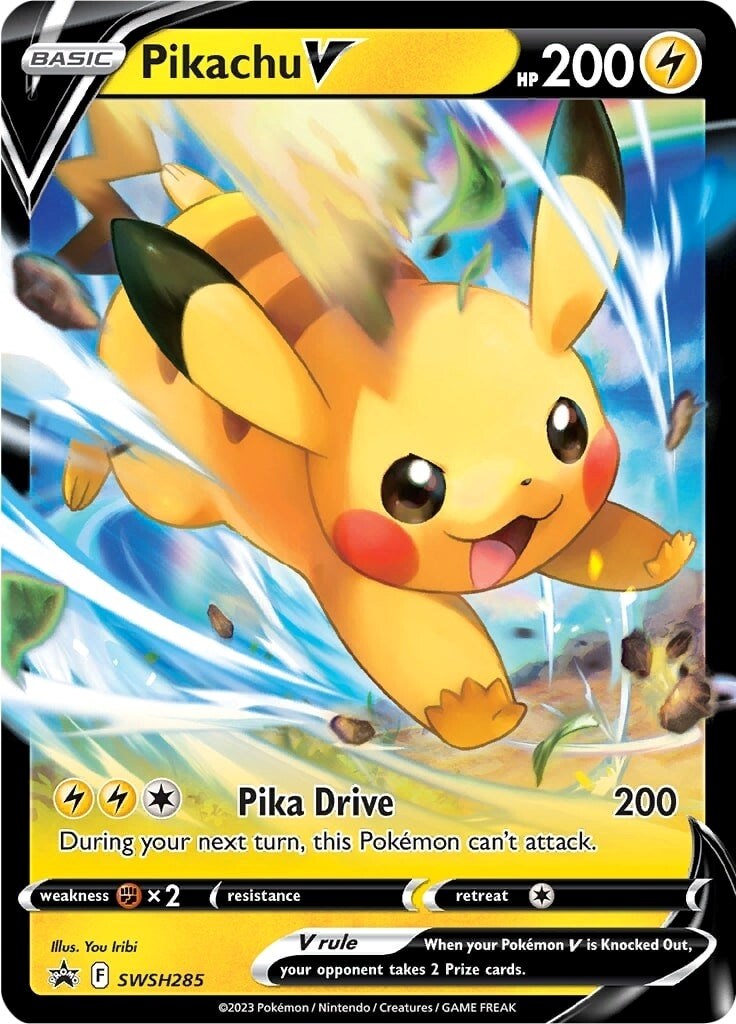 Pikachu V (SWSH285) [Sword & Shield: Black Star Promos] | Dumpster Cat Games