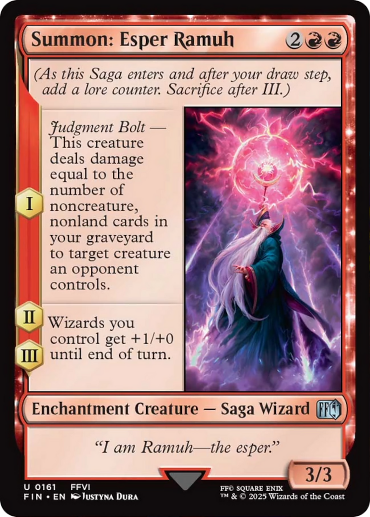 Summon: Esper Ramuh [FINAL FANTASY] | Dumpster Cat Games