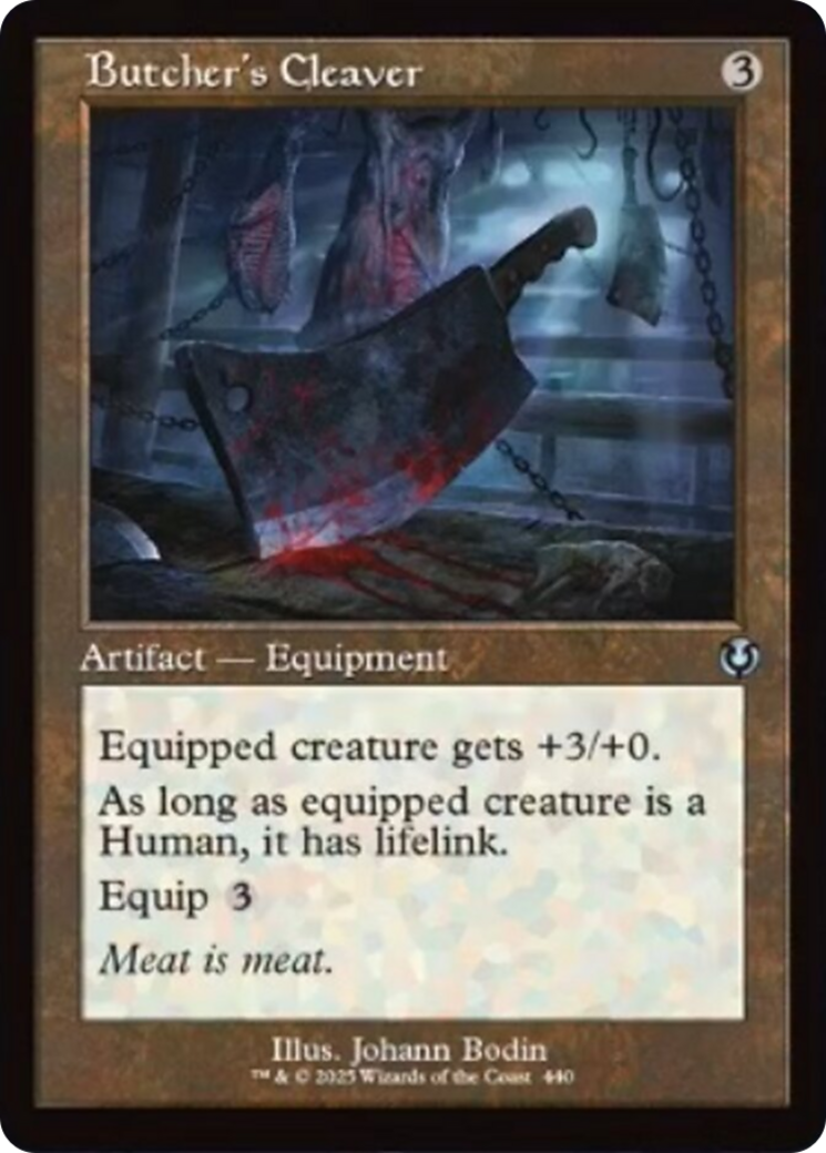 Butcher's Cleaver (Retro Frame) [Innistrad Remastered] | Dumpster Cat Games