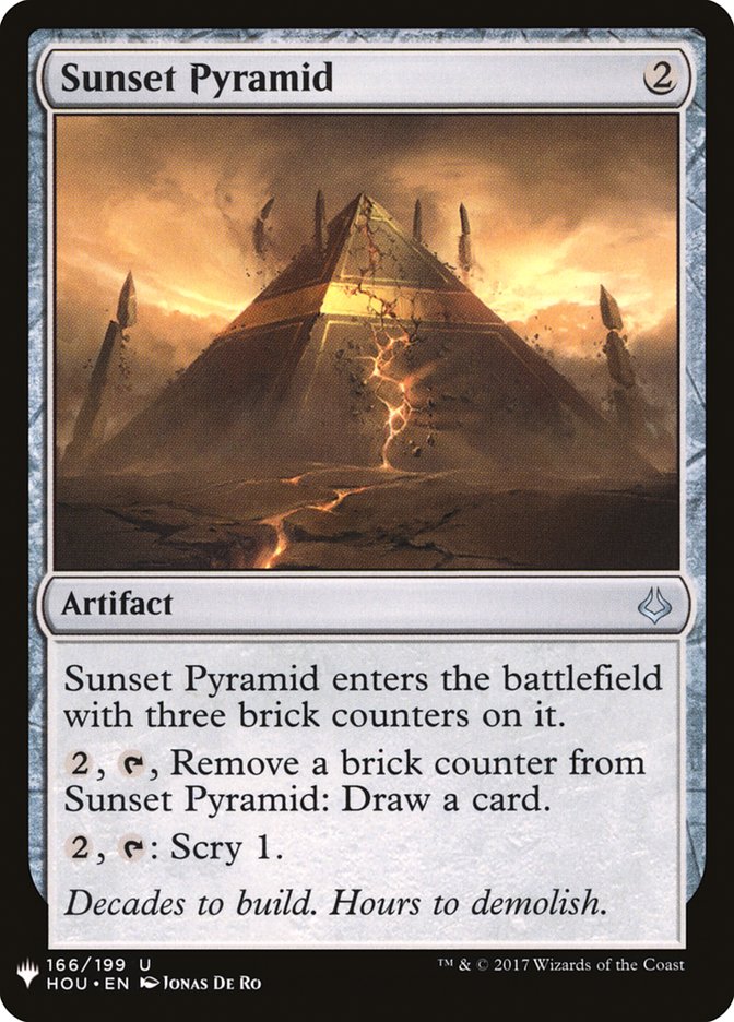 Sunset Pyramid [Mystery Booster] | Dumpster Cat Games