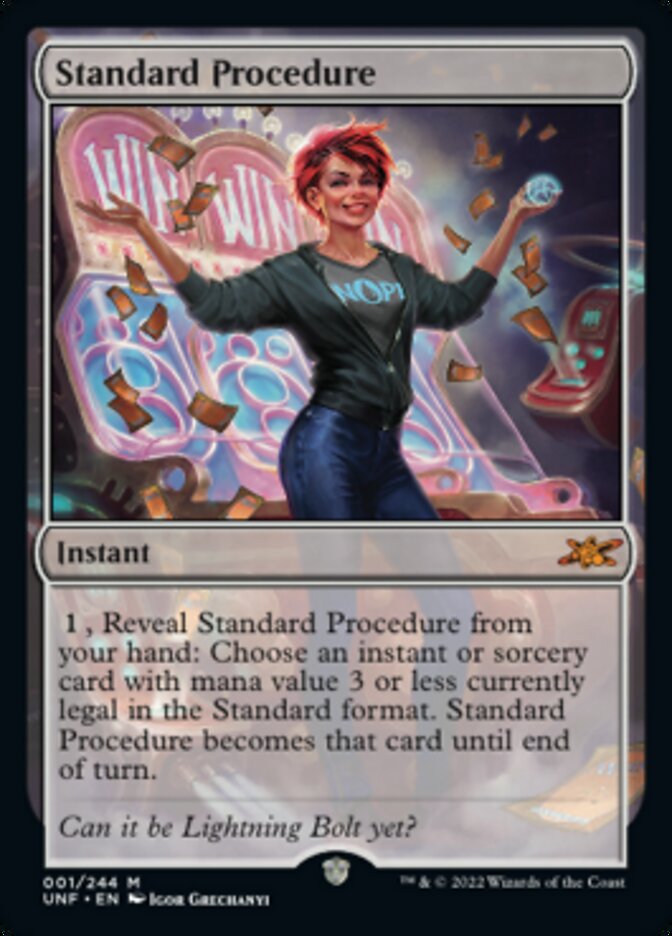 Standard Procedure [Unfinity] | Dumpster Cat Games