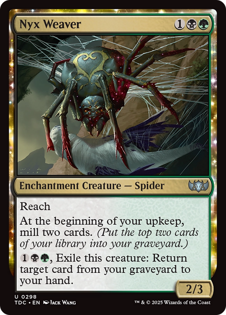 Nyx Weaver [Tarkir: Dragonstorm Commander] | Dumpster Cat Games