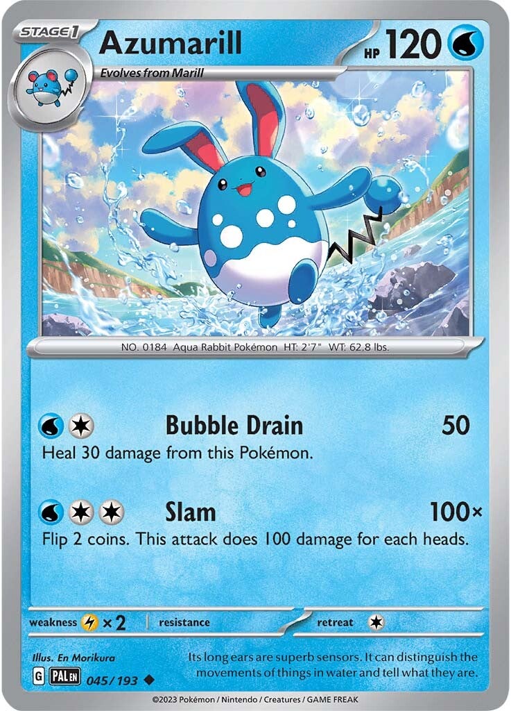 Azumarill (045/193) [Scarlet & Violet: Paldea Evolved] | Dumpster Cat Games
