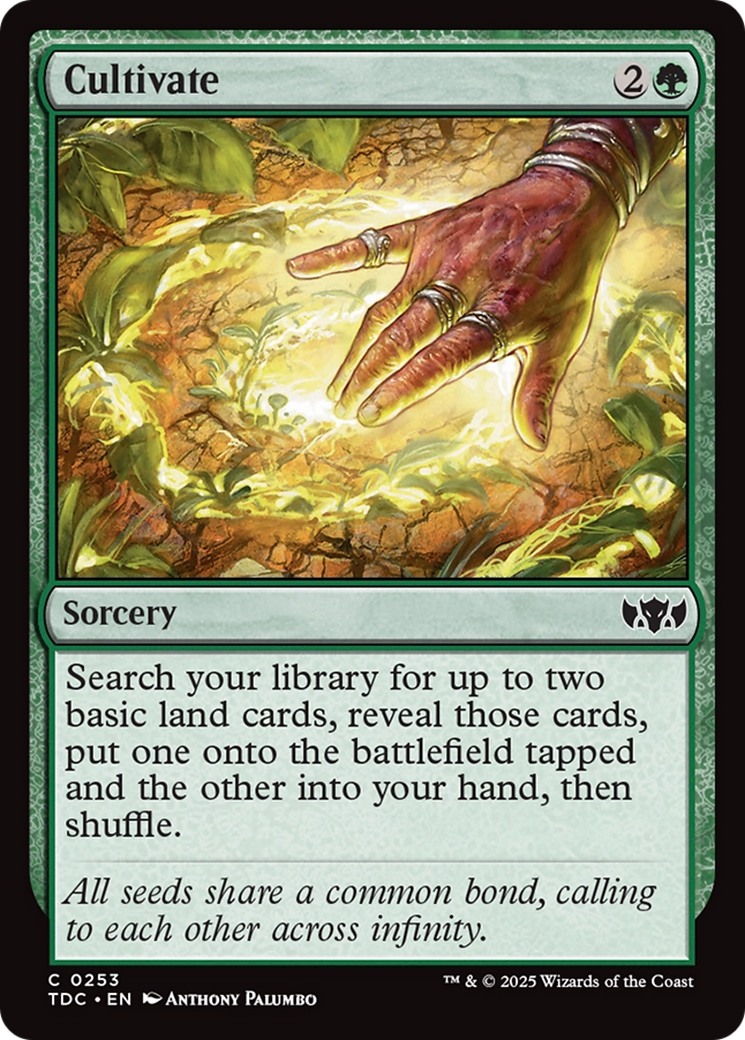 Cultivate [Tarkir: Dragonstorm Commander] | Dumpster Cat Games
