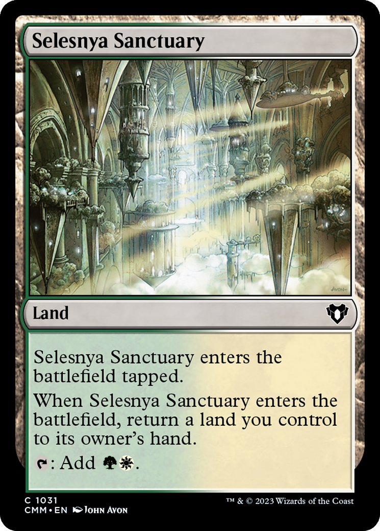 Selesnya Sanctuary [Commander Masters] | Dumpster Cat Games