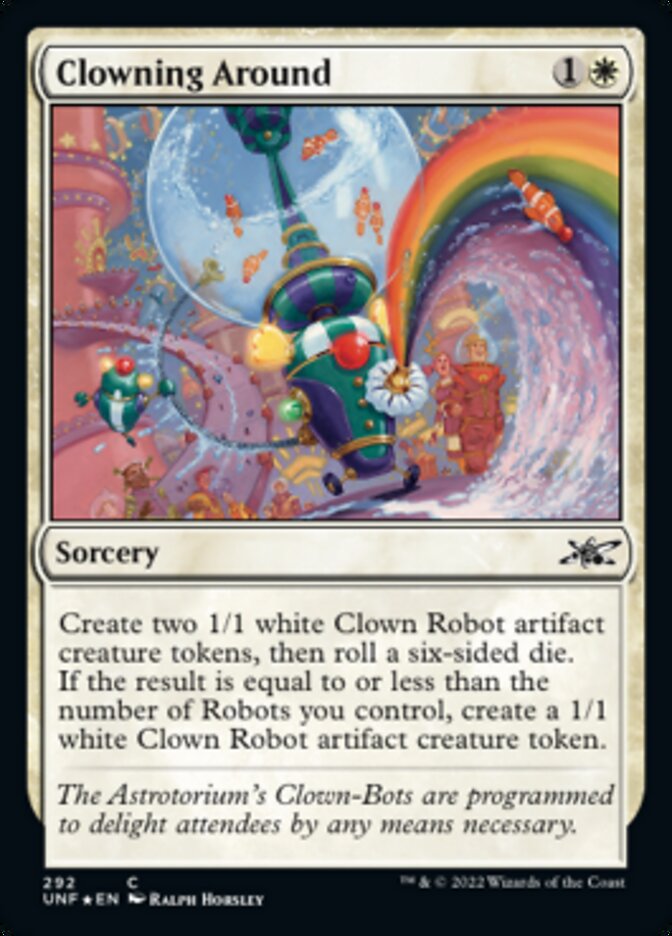 Clowning Around (Galaxy Foil) [Unfinity] | Dumpster Cat Games