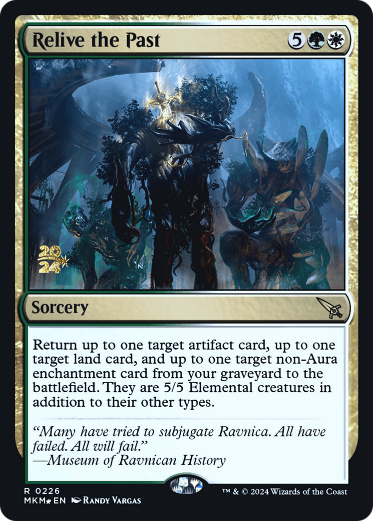 Relive the Past [Murders at Karlov Manor Prerelease Promos] | Dumpster Cat Games