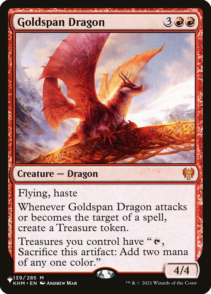 Goldspan Dragon [The List] | Dumpster Cat Games