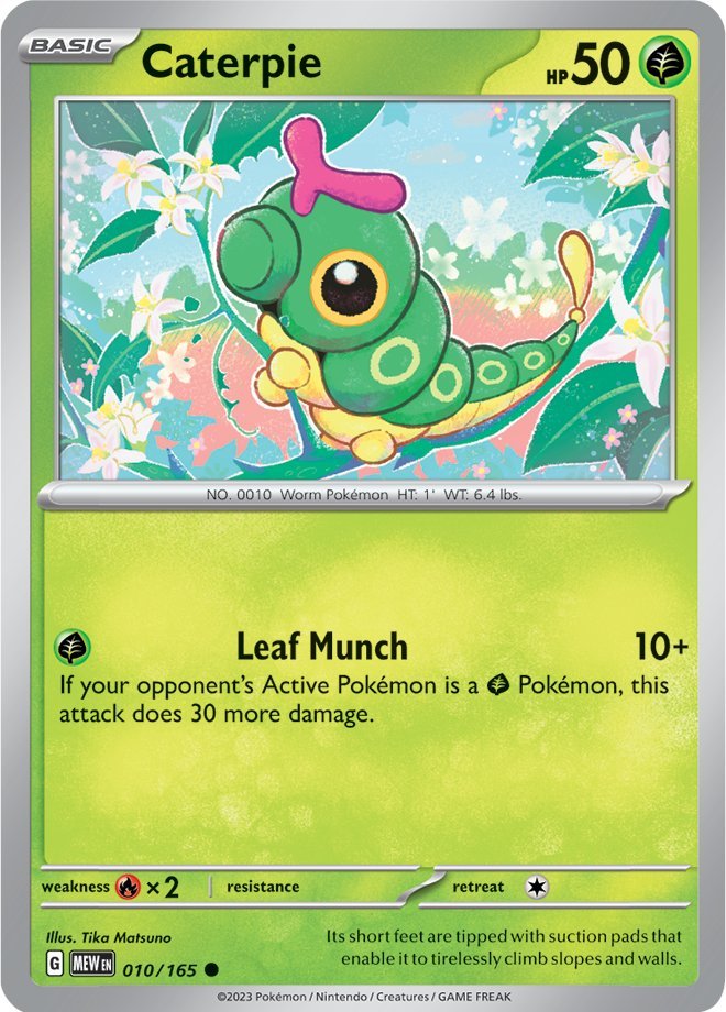Caterpie (010/165) [Scarlet & Violet 151] | Dumpster Cat Games
