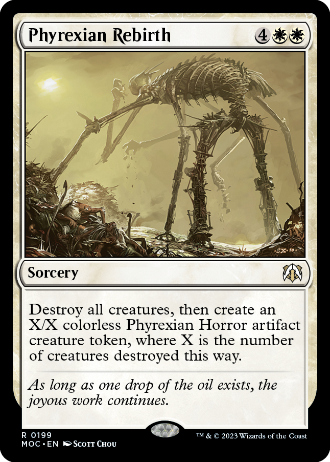 Phyrexian Rebirth [March of the Machine Commander] | Dumpster Cat Games