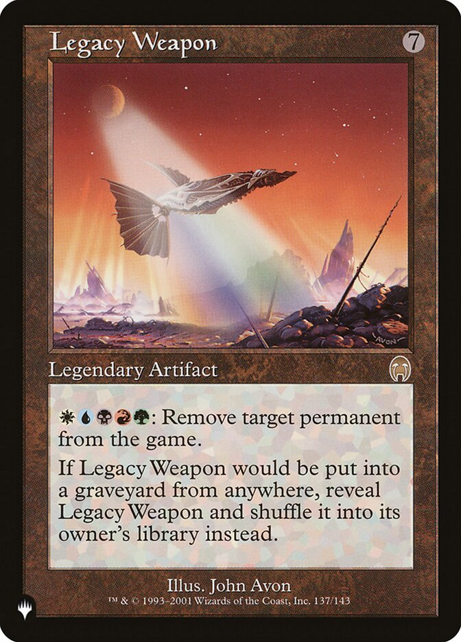 Legacy Weapon [The List] | Dumpster Cat Games