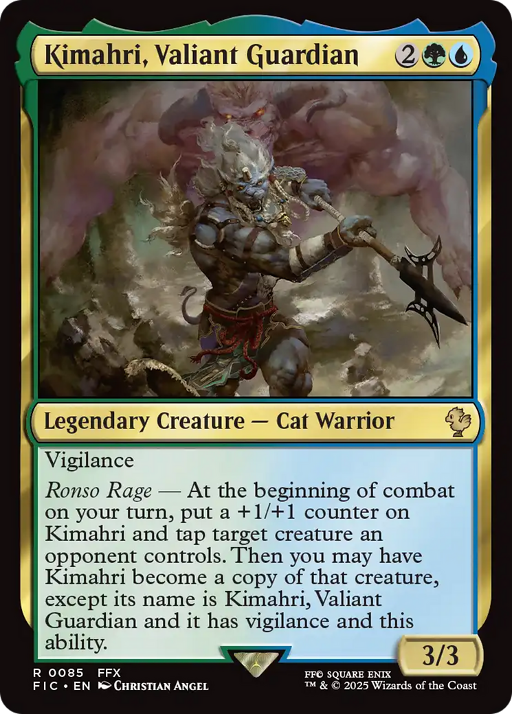 Kimahri, Valiant Guardian [FINAL FANTASY Commander] | Dumpster Cat Games