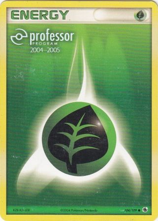 Grass Energy (104/109) (2004 2005) [Professor Program Promos] | Dumpster Cat Games