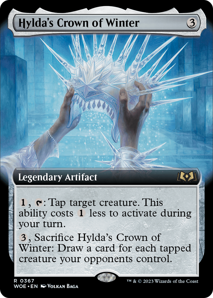 Hylda's Crown of Winter (Extended Art) [Wilds of Eldraine] | Dumpster Cat Games