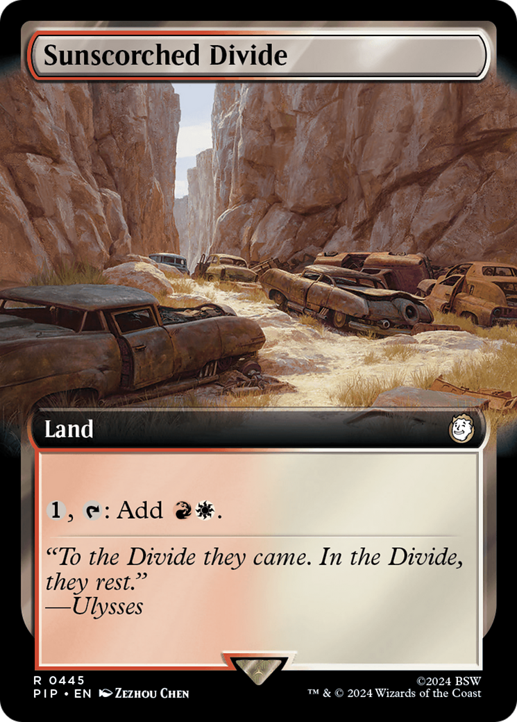 Sunscorched Divide (Extended Art) [Fallout] | Dumpster Cat Games