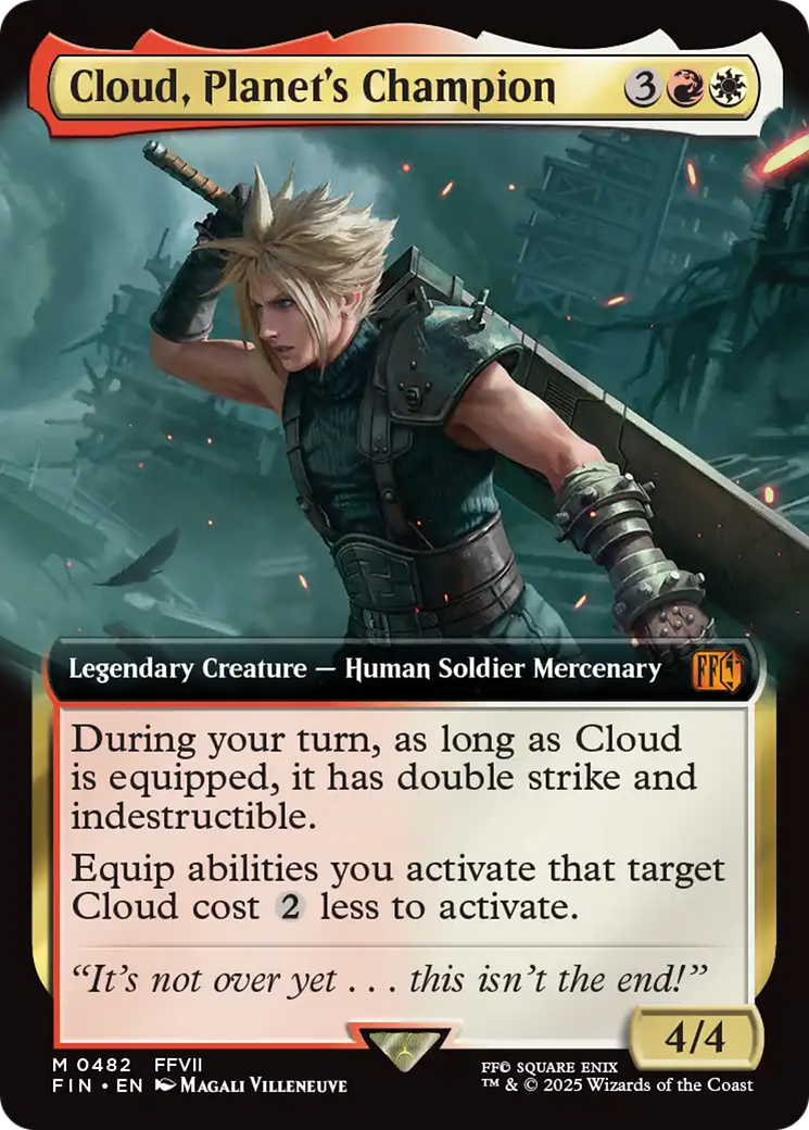 Cloud, Planet's Champion (Extended Art) [FINAL FANTASY] | Dumpster Cat Games