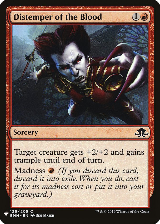 Distemper of the Blood [Mystery Booster] | Dumpster Cat Games