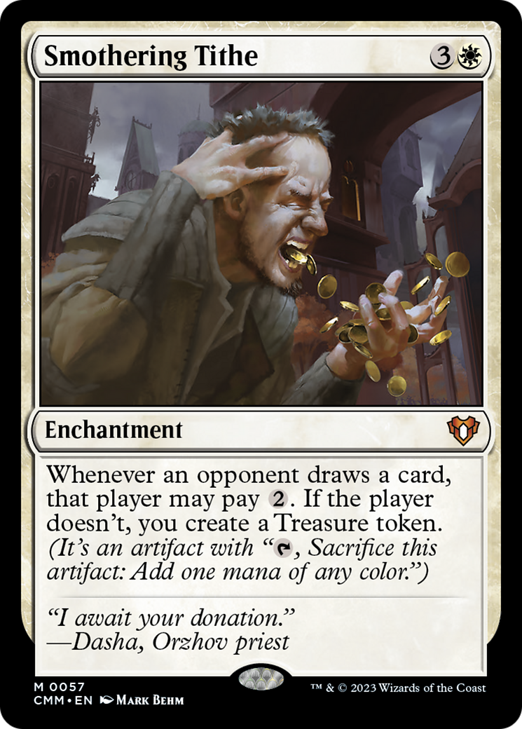 Smothering Tithe [Commander Masters] | Dumpster Cat Games