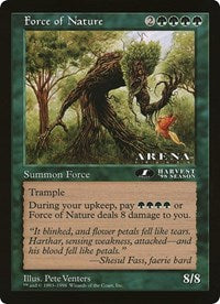 Force of Nature (Oversized) [Oversize Cards] | Dumpster Cat Games