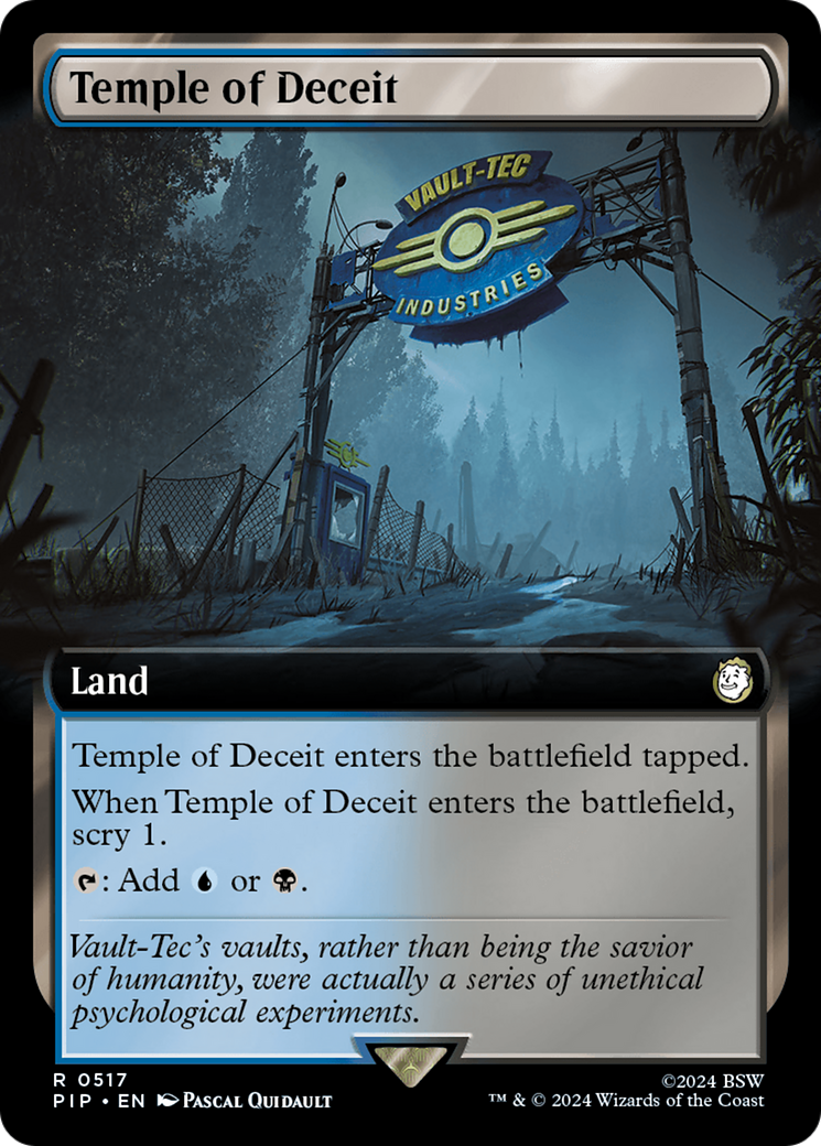 Temple of Deceit (Extended Art) [Fallout] | Dumpster Cat Games