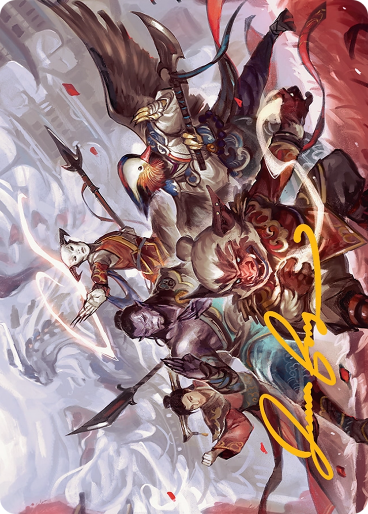 Will of the Jeskai Art Card (54/54) [Tarkir: Dragonstorm Art Series] | Dumpster Cat Games