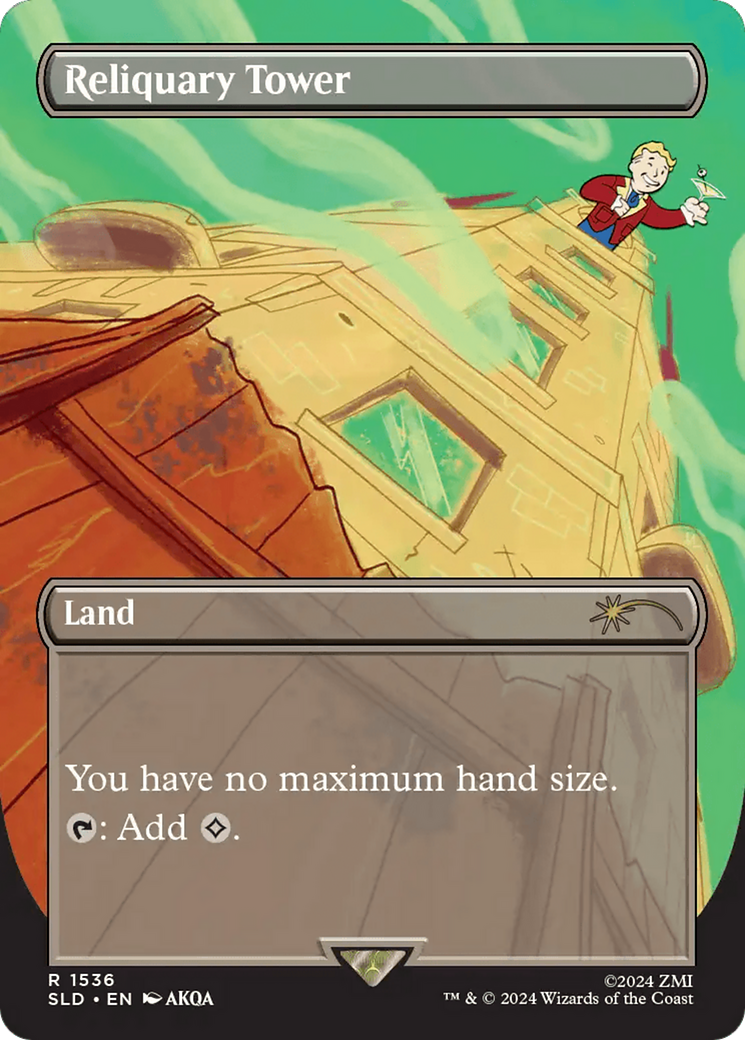 Reliquary Tower (1536) (Rainbow Foil) [Secret Lair Drop Series] | Dumpster Cat Games