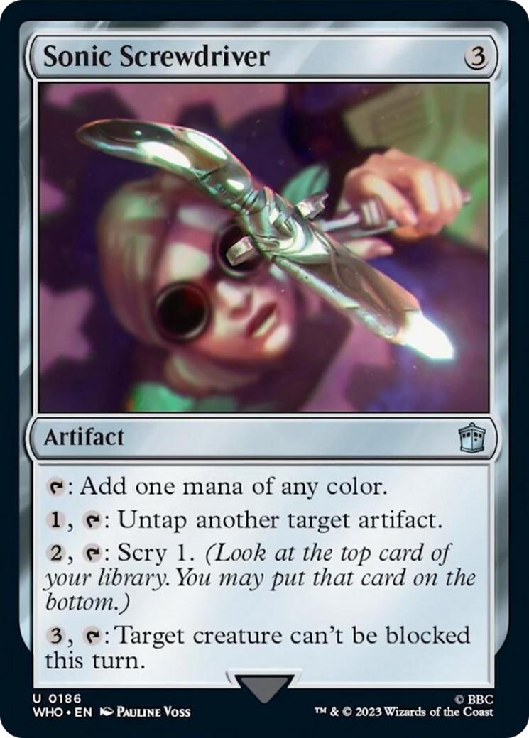 Sonic Screwdriver (0186) [Doctor Who] | Dumpster Cat Games