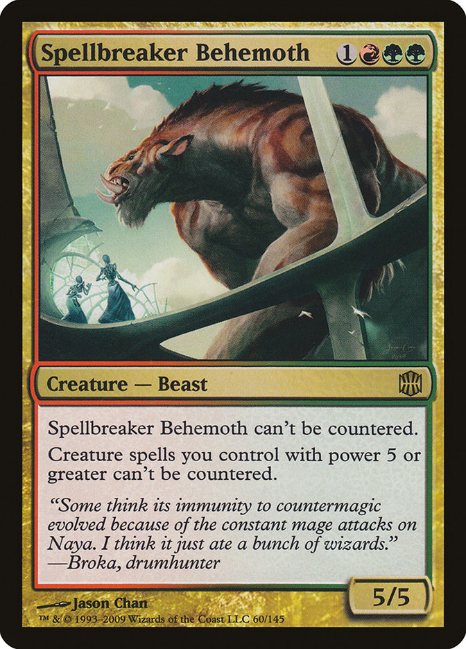 Spellbreaker Behemoth (Oversized) [Oversize Cards] | Dumpster Cat Games
