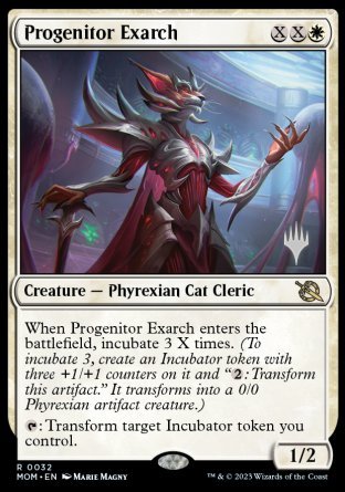 Progenitor Exarch (Promo Pack) [March of the Machine Promos] | Dumpster Cat Games
