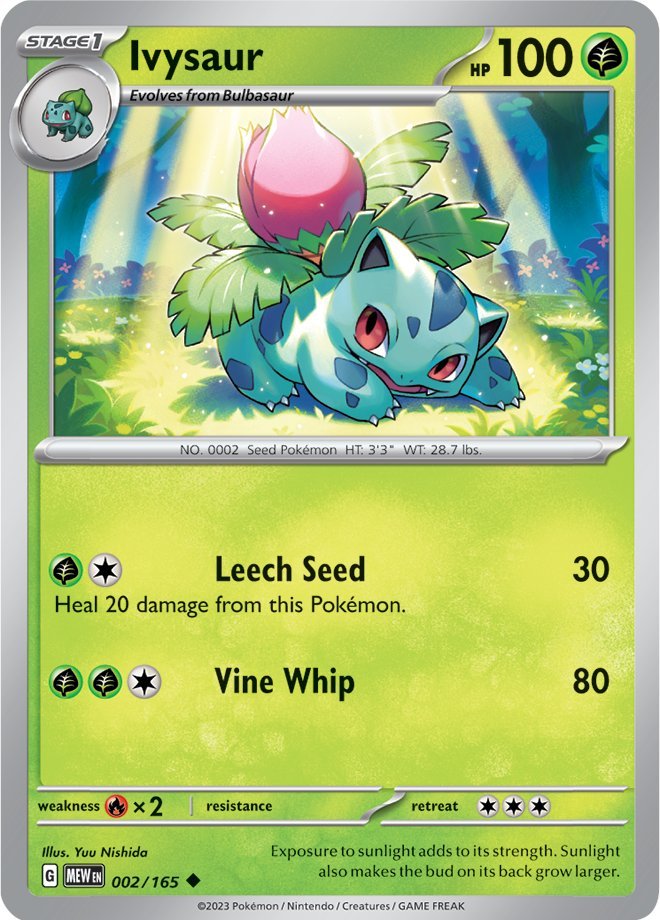 Ivysaur (002/165) [Scarlet & Violet 151] | Dumpster Cat Games