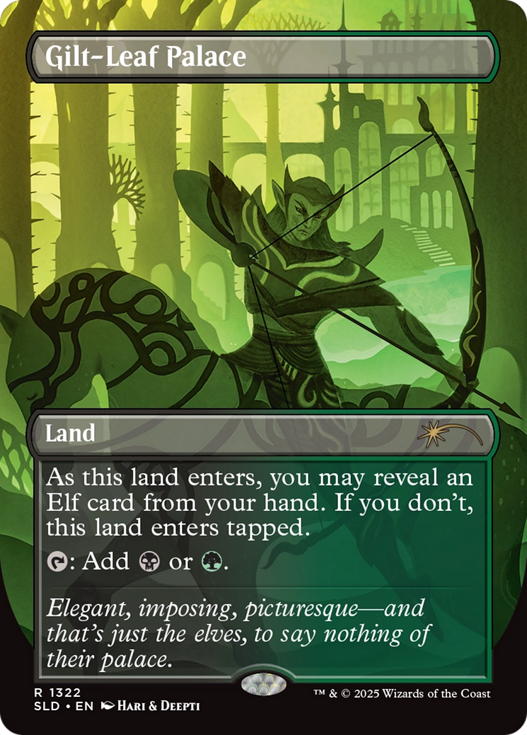 Gilt-Leaf Palace (Rainbow Foil) [Secret Lair Drop Series] | Dumpster Cat Games