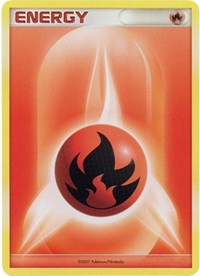 Fire Energy (2007 Unnumbered D P Style) [League & Championship Cards] | Dumpster Cat Games