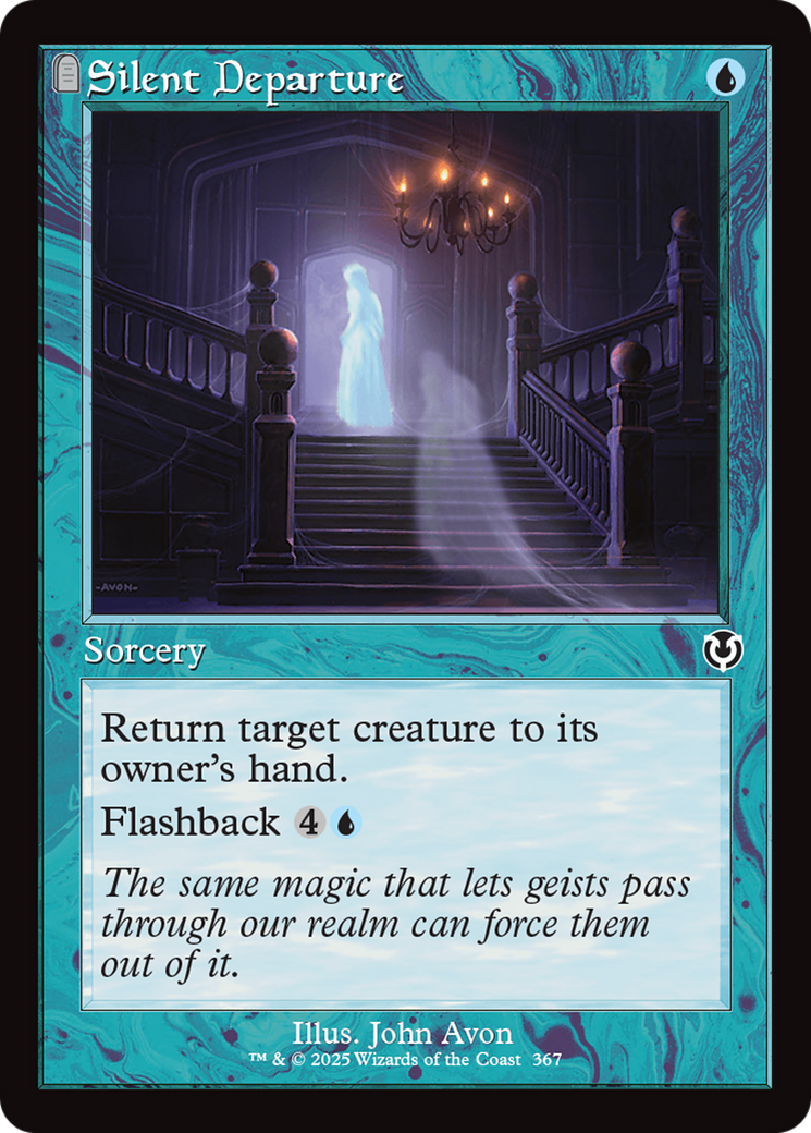Silent Departure (Retro Frame) [Innistrad Remastered] | Dumpster Cat Games