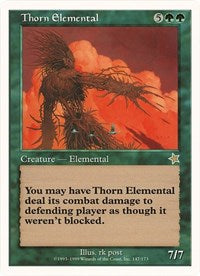 Thorn Elemental (Oversized) [Oversize Cards] | Dumpster Cat Games