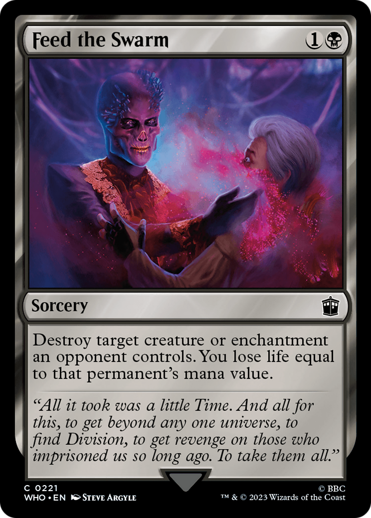 Feed the Swarm [Doctor Who] | Dumpster Cat Games