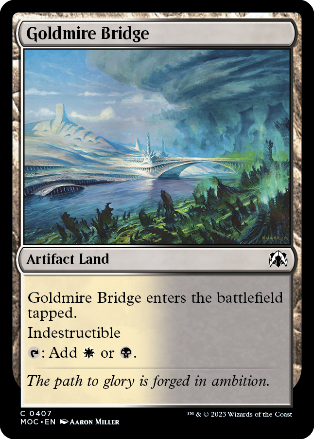 Goldmire Bridge [March of the Machine Commander] | Dumpster Cat Games
