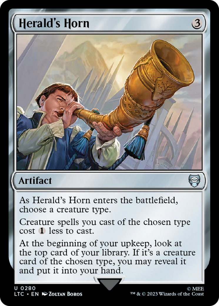 Herald's Horn [The Lord of the Rings: Tales of Middle-Earth Commander] | Dumpster Cat Games