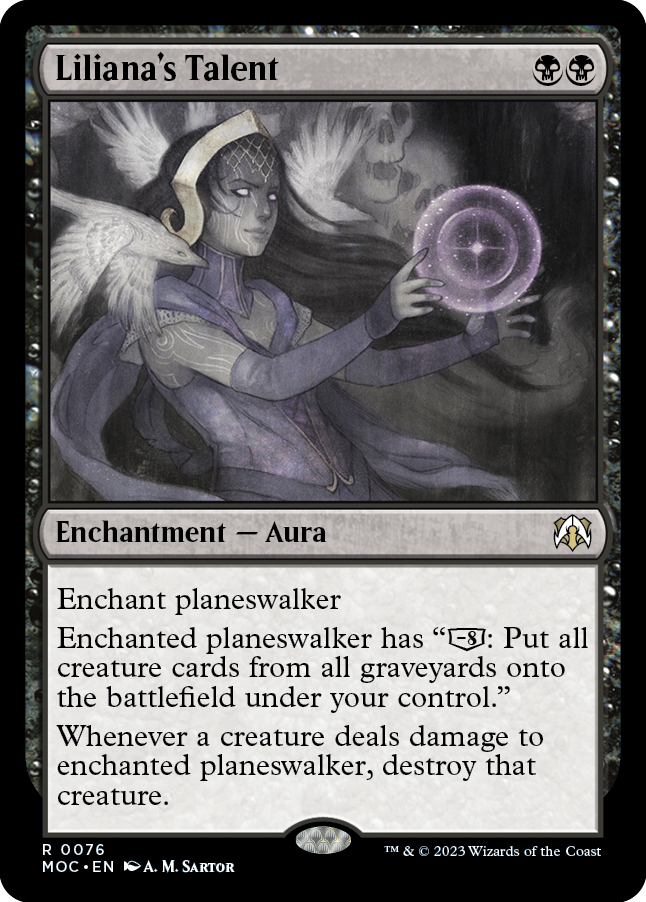 Liliana's Talent [March of the Machine Commander] | Dumpster Cat Games