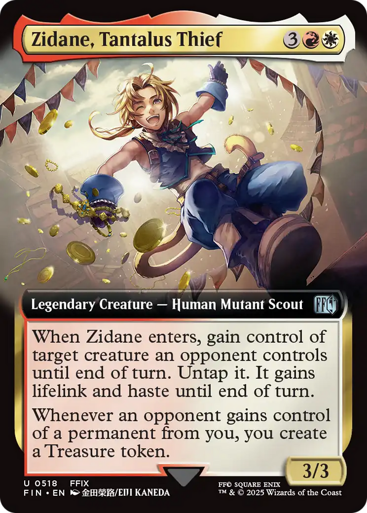 Zidane, Tantalus Thief (Extended Art) [FINAL FANTASY] | Dumpster Cat Games