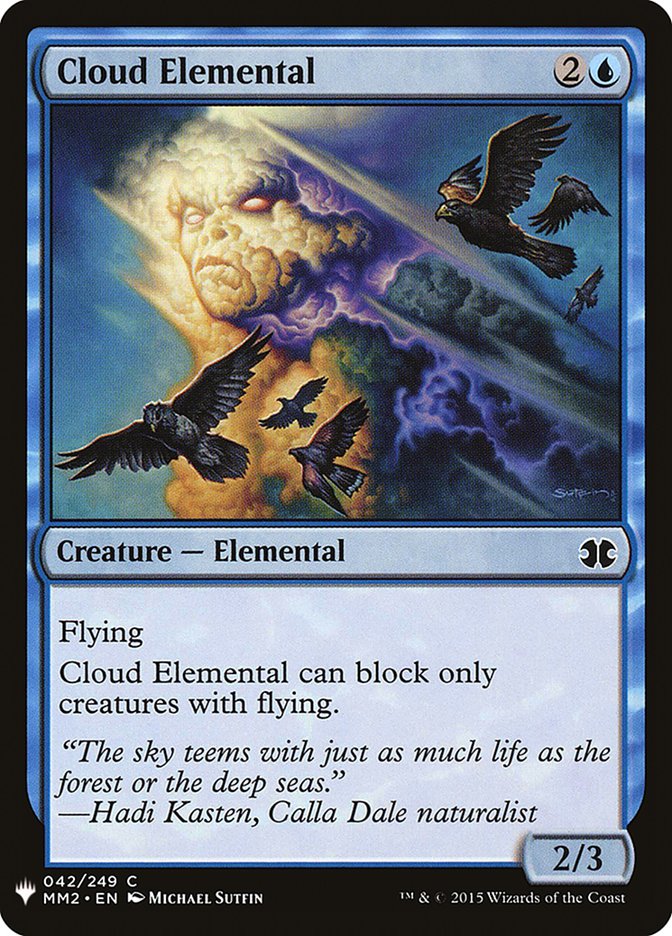 Cloud Elemental [Mystery Booster] | Dumpster Cat Games