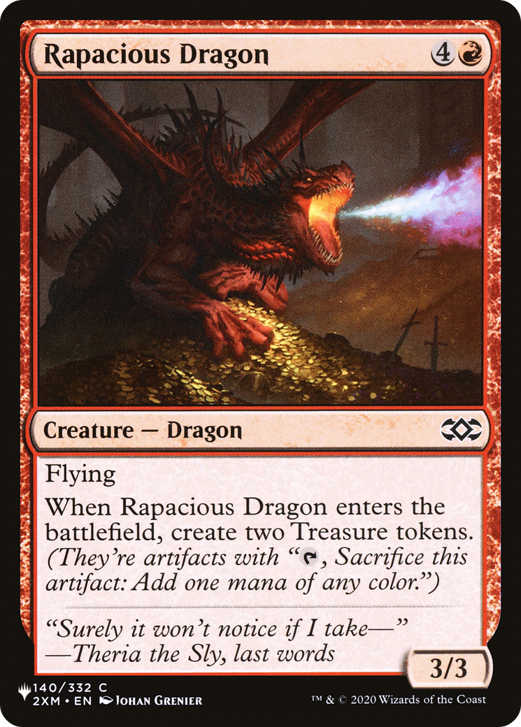 Rapacious Dragon [The List] | Dumpster Cat Games