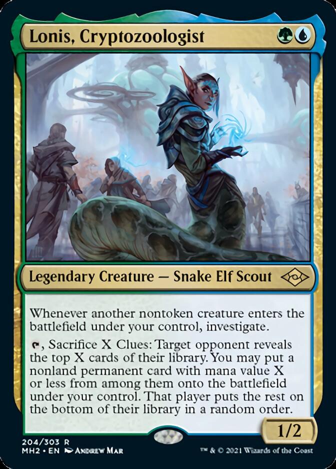 Lonis, Cryptozoologist [Modern Horizons 2] | Dumpster Cat Games