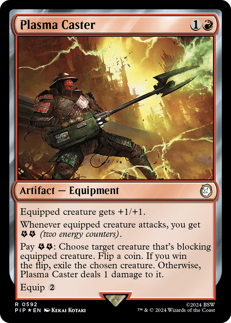 Plasma Caster (Surge Foil) [Fallout] | Dumpster Cat Games