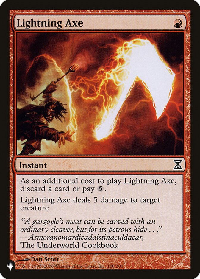 Lightning Axe [The List] | Dumpster Cat Games