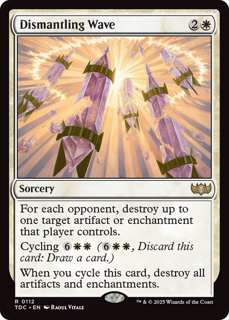 Dismantling Wave [Tarkir: Dragonstorm Commander] | Dumpster Cat Games