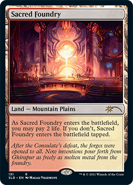Sacred Foundry [Secret Lair Drop Series] | Dumpster Cat Games