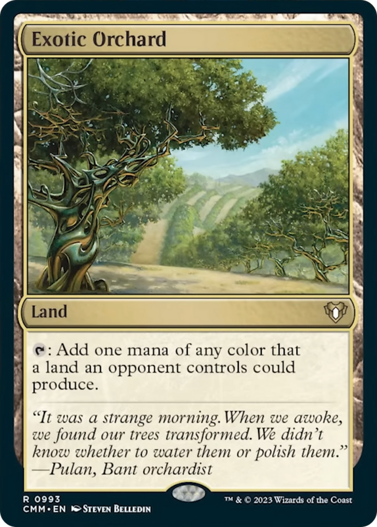 Exotic Orchard [Commander Masters] | Dumpster Cat Games