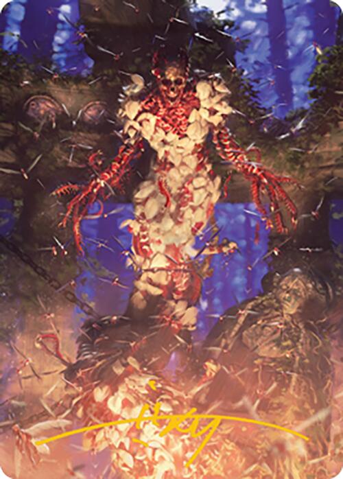 Grist, the Hunger Tide Art Card (55) (Gold-Stamped Signature) [Modern Horizons 2 Art Series] | Dumpster Cat Games