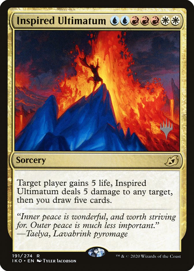 Inspired Ultimatum (Promo Pack) [Ikoria: Lair of Behemoths Promos] | Dumpster Cat Games