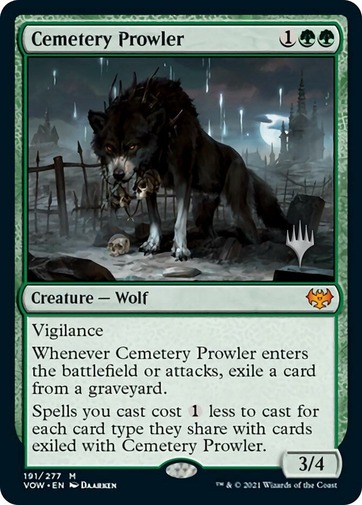 Cemetery Prowler (Promo Pack) [Aetherdrift Promos] | Dumpster Cat Games